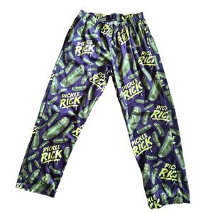 Happy Boxer Rick & Morty Pickle Rick Limited Edition Fleece Pajama Pants Size L